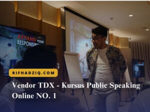 Read more about the article Vendor TDX – Kursus Public Speaking Online NO. 1